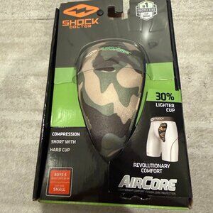 NEW Shock Doctor Youth AirCore Compression Shorts with Hard Cup - SIZE SMALL